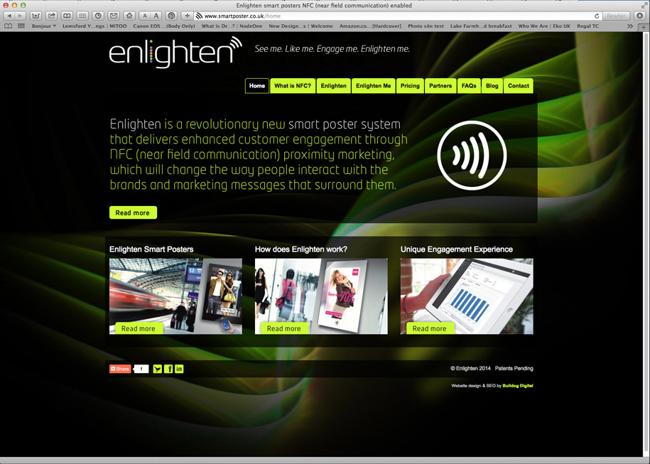 Enlighten website